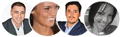 Caras de los alumnos que tienen testimonios