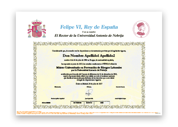Título Oficial por Universidad Nebrija Título Oficial por Universidad Nebrija